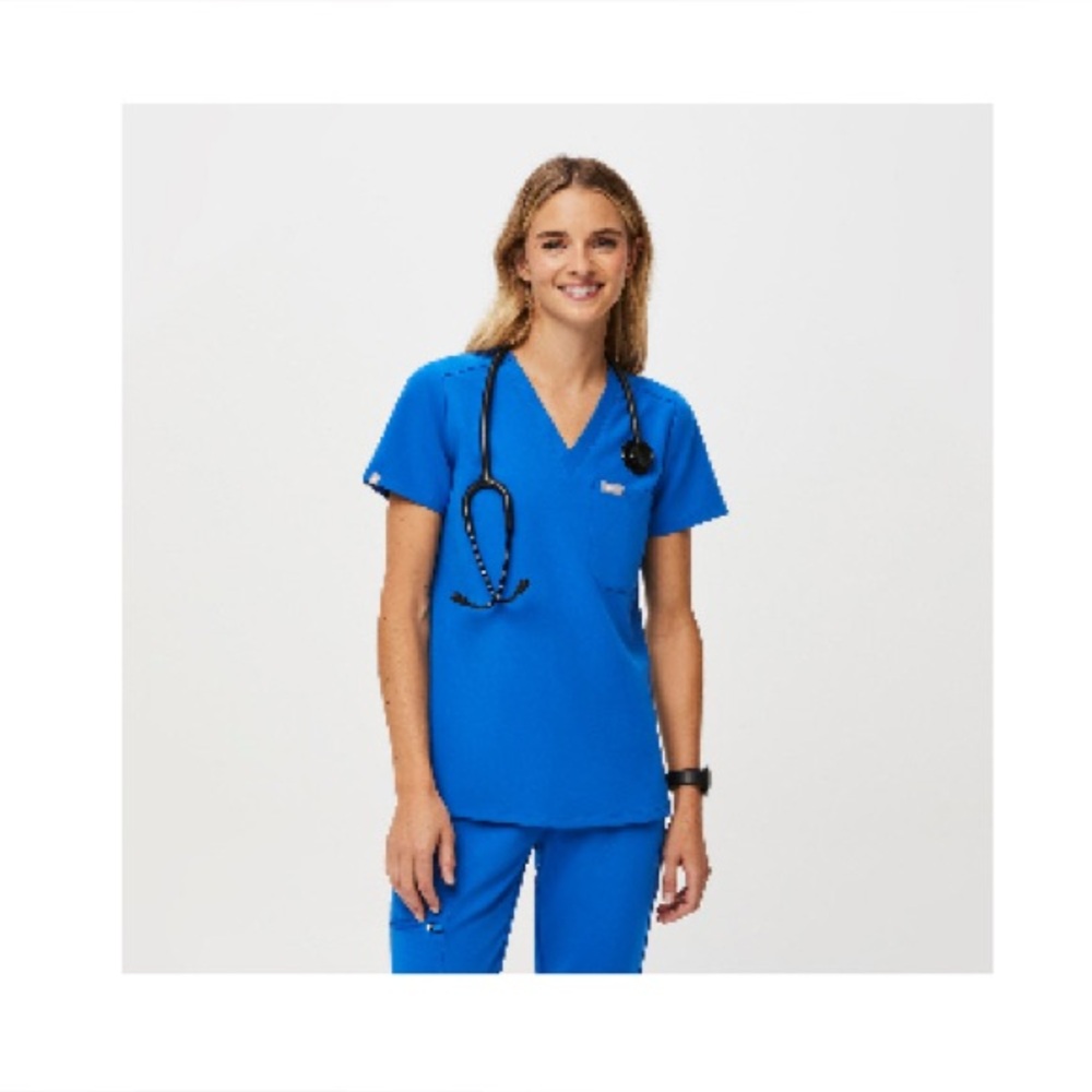 Figs Women's Blue Top